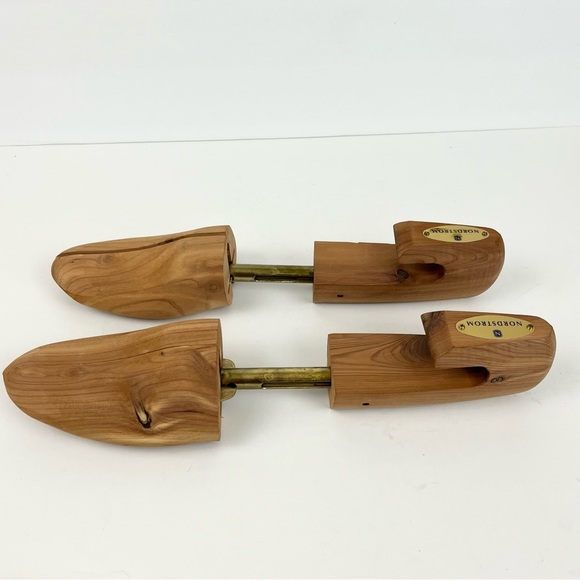 Nordstrom Wooden Shoe Trees Men's Size Medium Cedar Keeper Stretchers - Picture 11 of 12